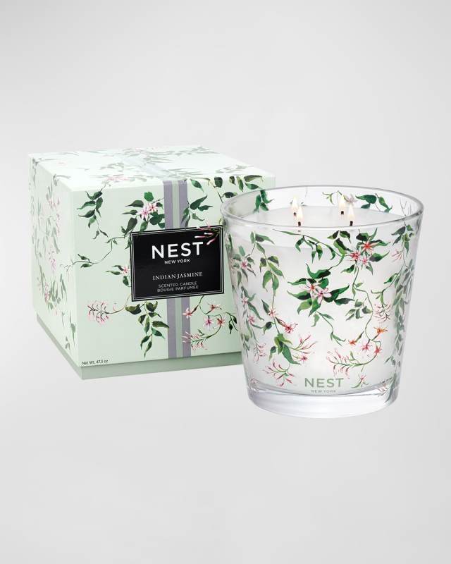 Indian Jasmine Luxury 4-Wick Specialty Candle, 1.34 kg